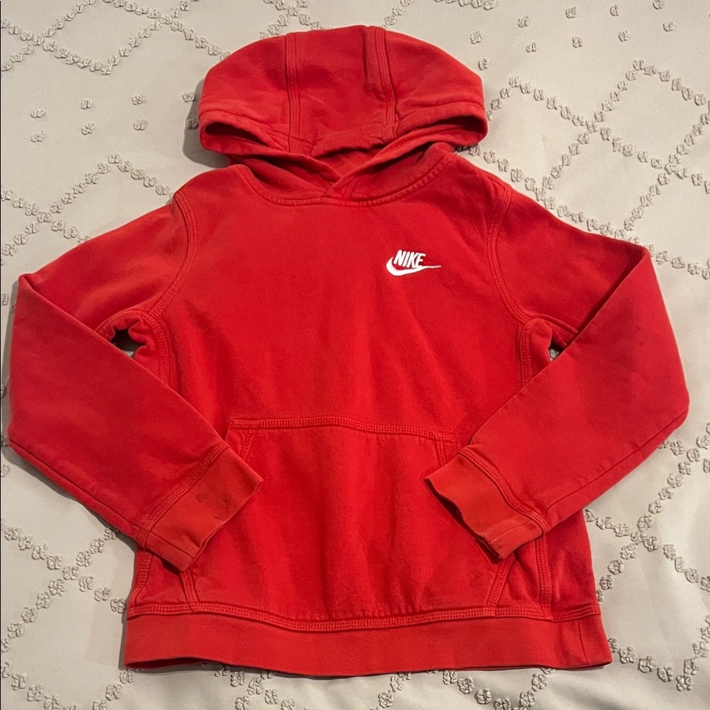 Nike Kids Bright Red Hoodie